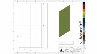 1 Trennschnitt 2 Teile 1220x1220mm
