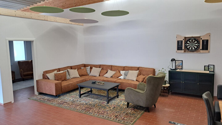 Lounge Sofa Spring Green Purple