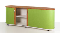 vitAcoustic FLEXIBLE PET Akustikplatten Zuschnitte aus 2400x1200x9mm
