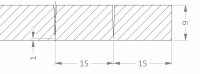 V-Cut Richtung