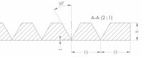 V-Cut Richtung