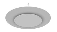 vitAcoustic Deckensegel, doppellagig, RONDE mit Beleuchtung (optional)
