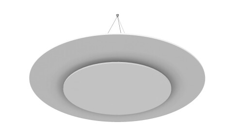vitAcoustic Deckensegel, doppellagig, RONDE DUO d=1100+680-PM843 Spring Green