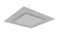 vitAcoustic Deckensegel, doppellagig, QUADRAT DUO 1200+742-PM807 White