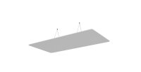 vitAcoustic Deckensegel, einlagig, Rechteck mit Beleuchtung (optional) UNO 2200x1100 PM850 Purple