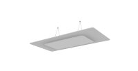 vitAcoustic Deckensegel, doppellagig, Rechteck mit Beleuchtung (optional) DUO 1600x800 PM843 Spring Green