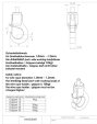 Set Segel Uni: Deckenbefestigung mit Gripper + Universalbefestigung + Seil 1.5m