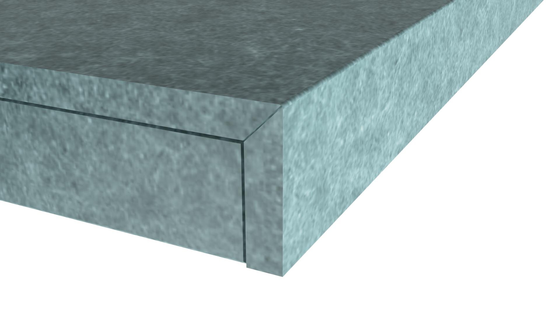 CNC Fasen: Gehrung Faltkante 2-seitig