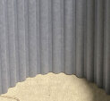 vitAcoustic 3d-Wave aus 9mm PET Akustikplatten 240x110/120cm