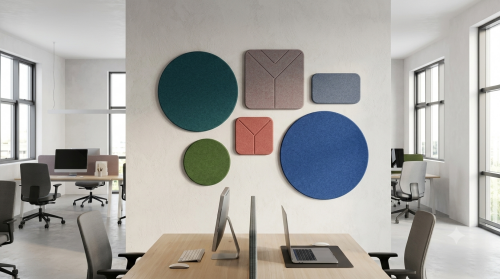 vitAcoustic elements in verschiedenen Größen und Formen - A-Klasse Absorber für Wand und Decke