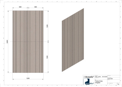 vitAcoustic elements in verschiedenen Größen und Formen - A-Klasse Absorber für Wand und Decke