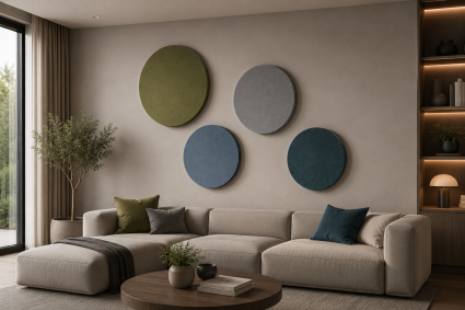 vitAcoustic elements in verschiedenen Größen und Formen - A-Klasse Absorber für Wand und Decke