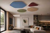 vitAcoustic elements in verschiedenen Größen und Formen - A-Klasse Absorber für Wand und Decke