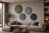 vitAcoustic elements in verschiedenen Größen und Formen - A-Klasse Absorber für Wand und Decke