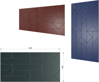 Textur 1206 Ortogonal - Triangle-V