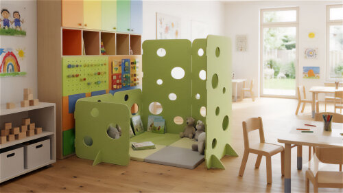 vitAcoustic Kita Paravent – Akustik-Raumteiler