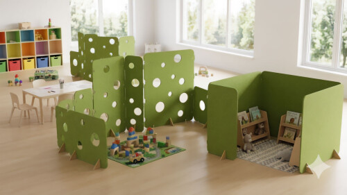 vitAcoustic Kita Paravent – Akustik-Raumteiler