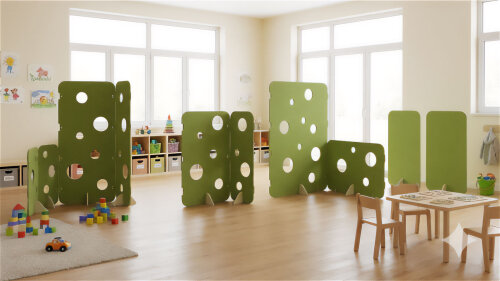 vitAcoustic Kita Paravent – Akustik-Raumteiler