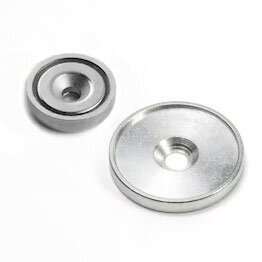 Deckenbefestigung mit Magnet d25mm und Gegenstück d42mm