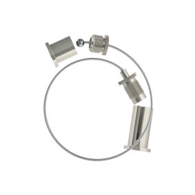Set Segel Halfenschiene: Deckenbefestigung mit Gripper +...