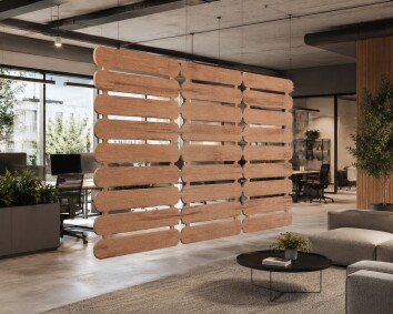 vitAcoustic Room Divider - hängende Akustik Raumteiler