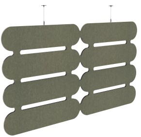 vitAcoustic Room Divider - hängende Akustik Raumteiler