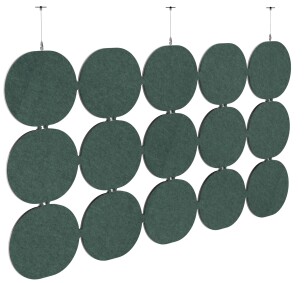 vitAcoustic Room Divider - hängende Akustik Raumteiler