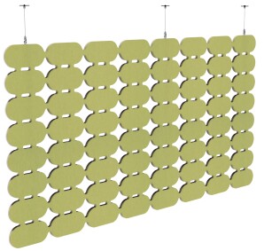 vitAcoustic Room Divider - hängende Akustik Raumteiler