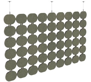 vitAcoustic Room Divider - hängende Akustik Raumteiler