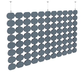 vitAcoustic Room Divider - hängende Akustik Raumteiler