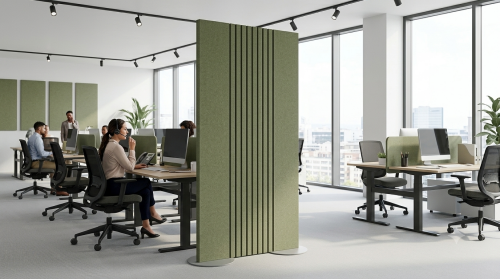 vitAcoustic Partition – Akustik-Raumteiler