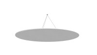 vitAcoustic Deckensegel, einlagig, RONDE mit Beleuchtung (optional) UNO d=1100 PM837 Graphit
