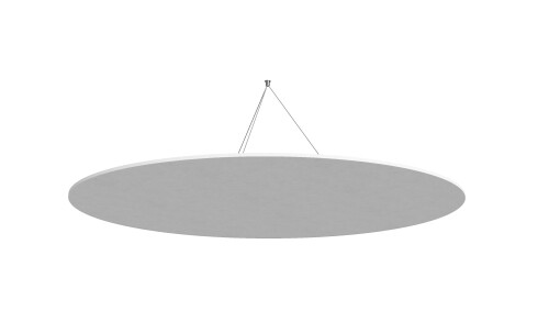 vitAcoustic Deckensegel, einlagig, RONDE UNO d=1200-PM844 Sepia