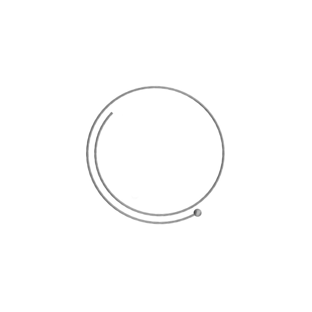 Drahtseil konfektioniert d=1.5mm,  l=3000mm