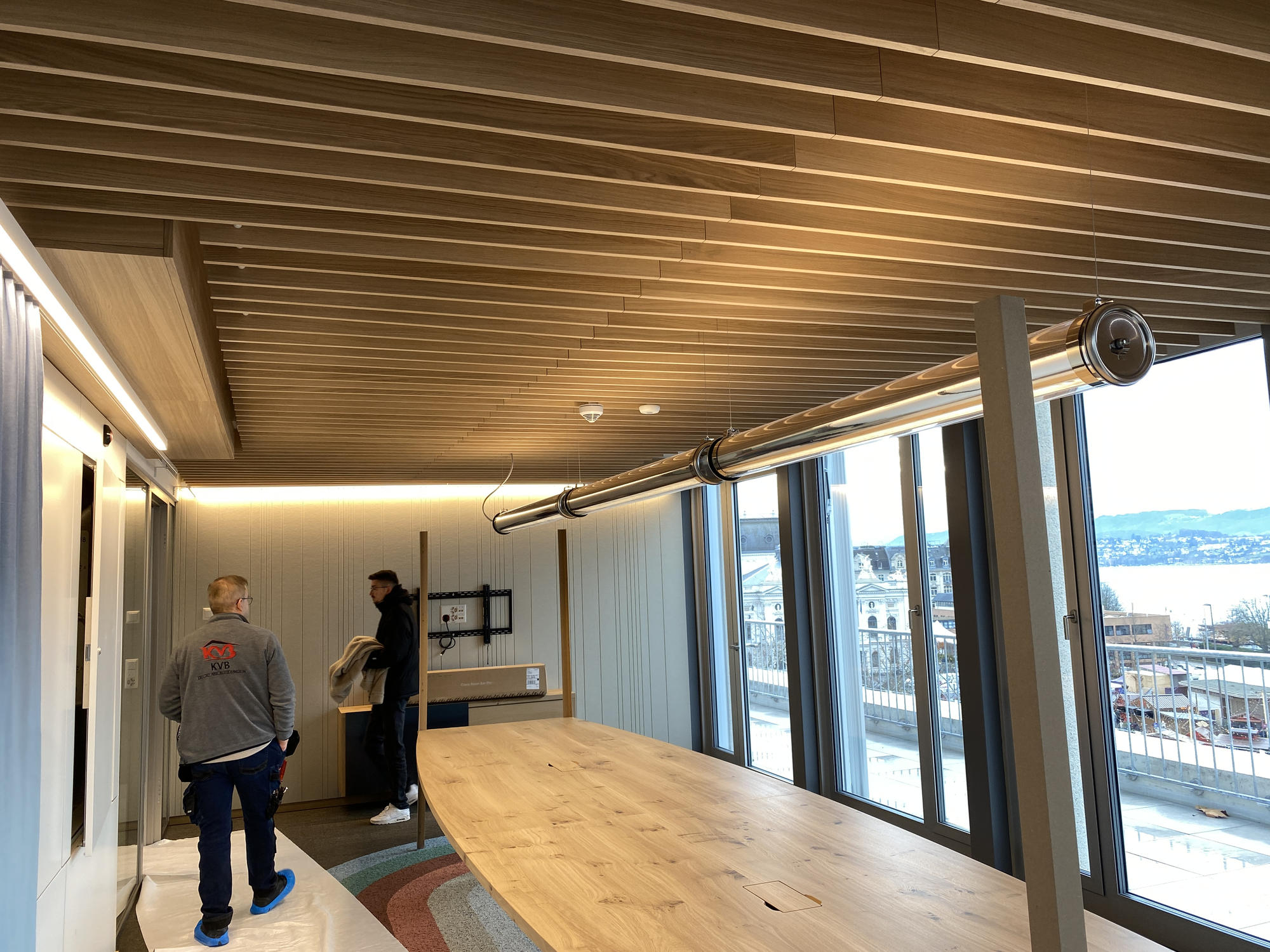 Konferenz Holzbaffeln Seesicht