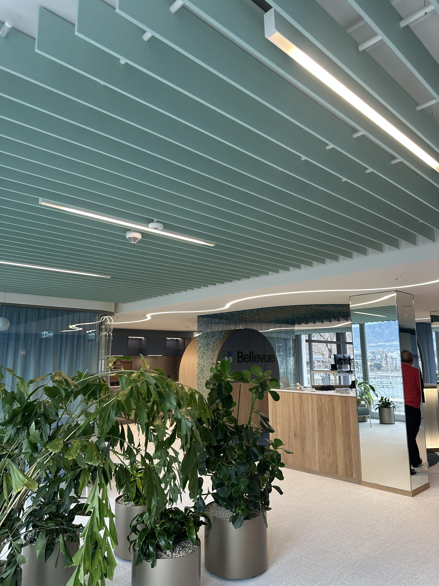 Rezeption mit Pflanzen