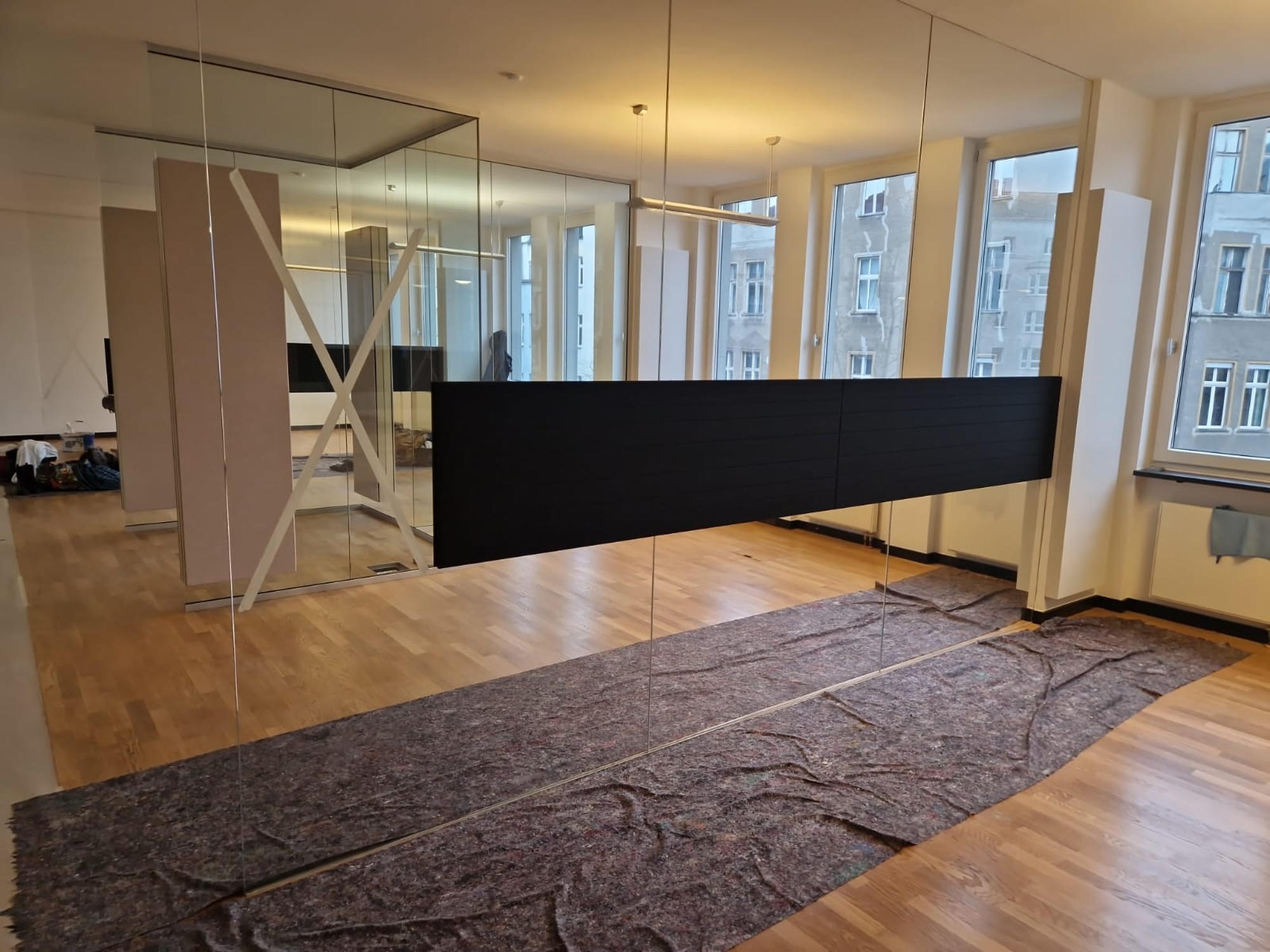 Akustik-Stellwand im Büro