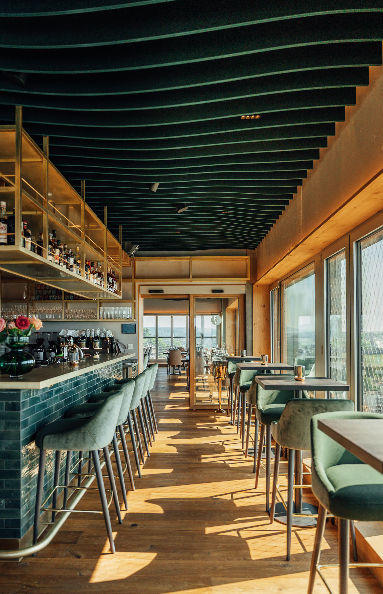 Baffelreihen Perspektive