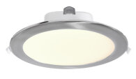 Einbauleuchte - Acrux 195 mm, 26 W, DIM, silber