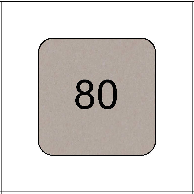 80x80cm