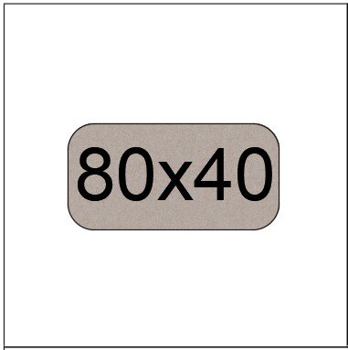 <=80x40cm